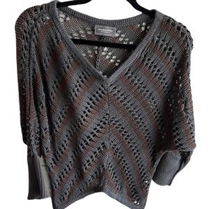 Wooden Ships Open knit Dolman sleeve Beach Sweater Size M/L